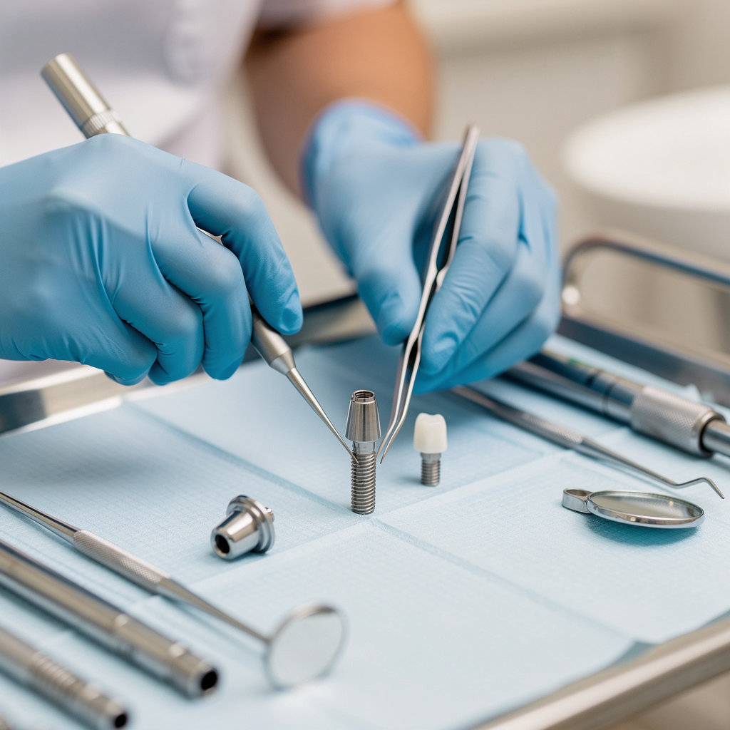 THE ORAL SURGERY & DENTAL IMPLANT SPECIALISTS OF SAN DIEGO dentist performing advanced dental implant procedure in San Diego